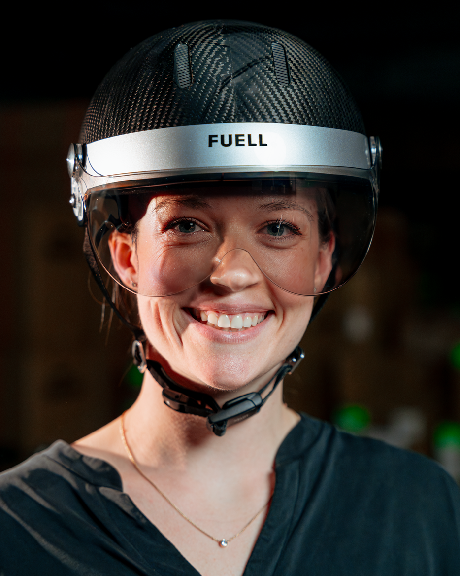 FUELL x VELDT Carbon E-bike helmet - JET