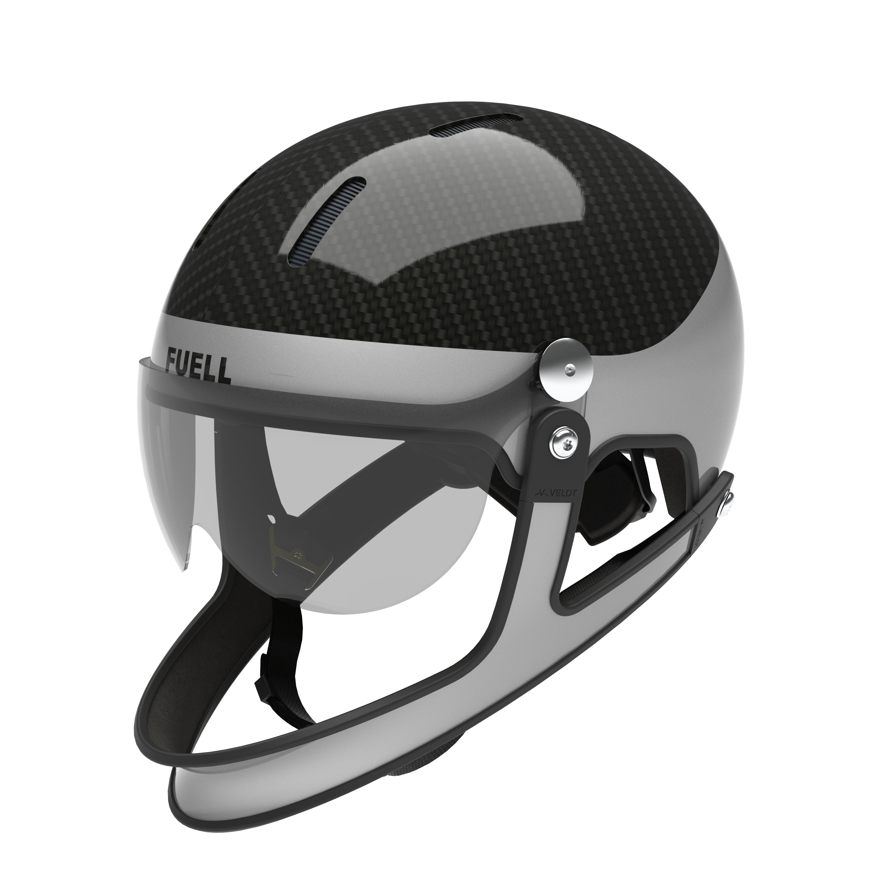 Fashion bicycle helmet with face shield