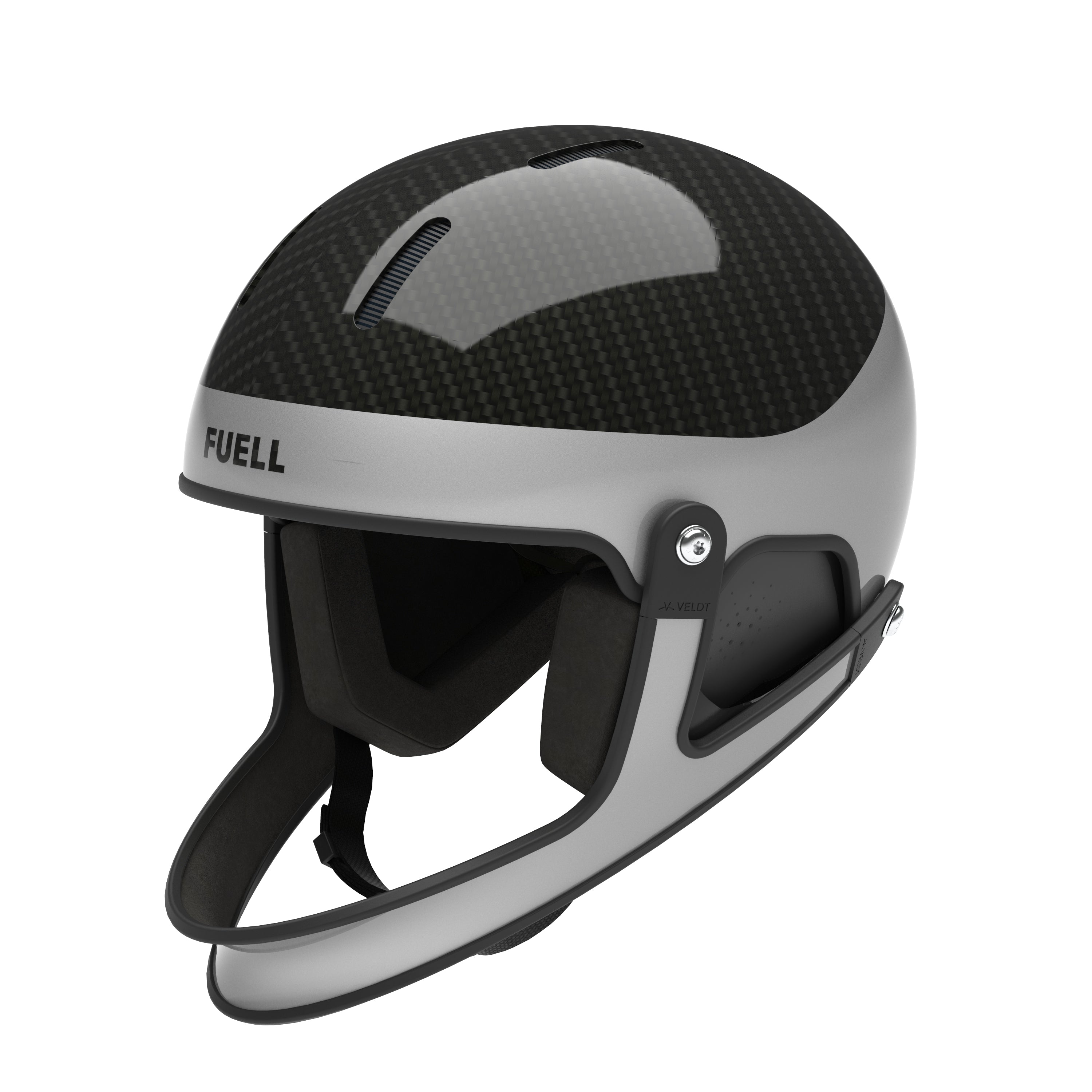 bike with helmet FUELL x VELDT Carbon E-bike helmet