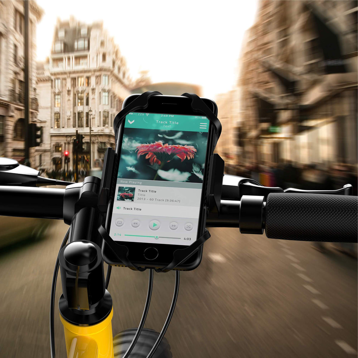 Phone Holder for Flluid ebike by Fuell