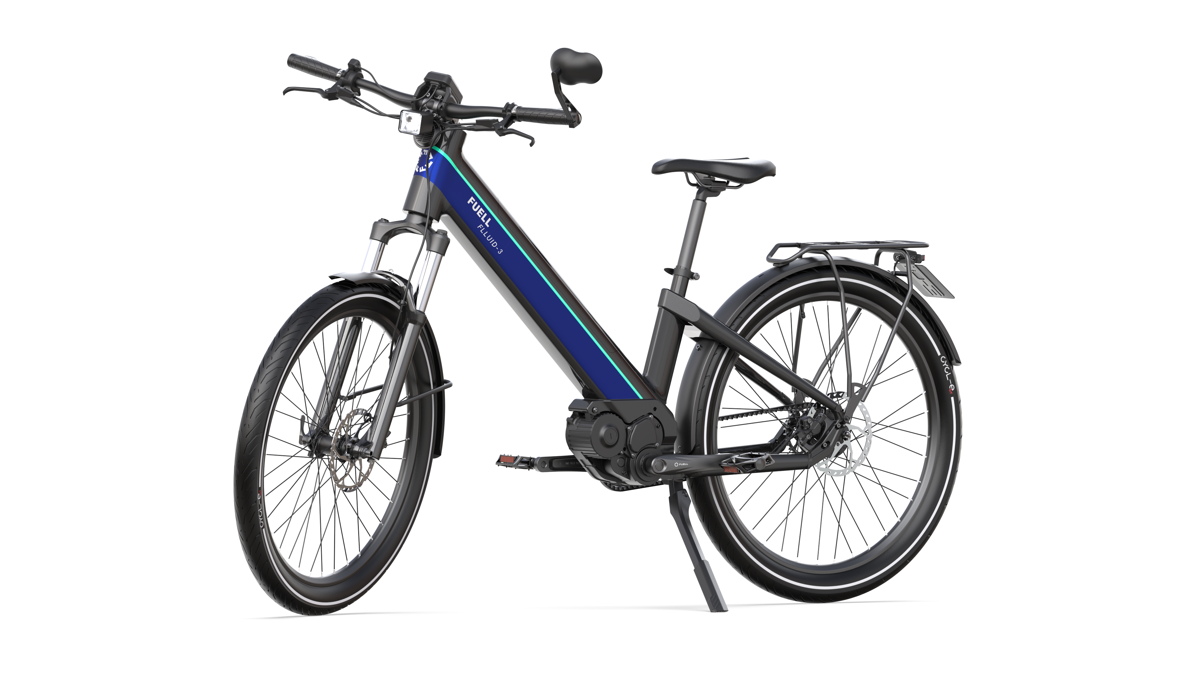 Flluid 3 3S Ultra Long Range Step Through E bike FUELL